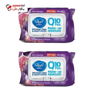 دستمال مرطوب دافی مدل AGE FIGHTERING Q10 PLUS مجموعه 2 عددی دستمال مرطوب دافی مدل AGE FIGHTERING Q10 PLUS مجموعه 2 عددی