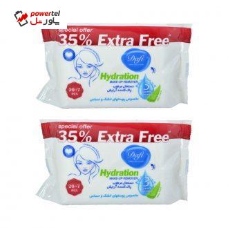 دستمال مرطوب دافی مدل Hydration 01 مجموعه 2 عددی دستمال مرطوب دافی مدل Hydration 01 مجموعه 2 عددی