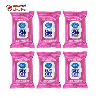 دستمال مرطوب دافی مدل JAPANESE CHERRY BLOSSOM مجموعه 6 عددی
