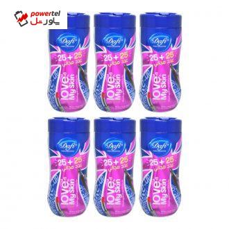 دستمال مرطوب دافی مدل Love مجموعه 6 عددی دستمال مرطوب دافی مدل Love مجموعه 6 عددی