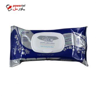 دستمال مرطوب لوسین مدل Antibacterial بسته 70 عددی