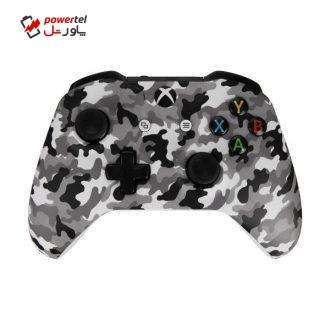 دسته بازی مایکروسافت مدل 1708 طرح B&W-Camoflague دسته بازی مایکروسافت مدل 1708 طرح B&W-Camoflague