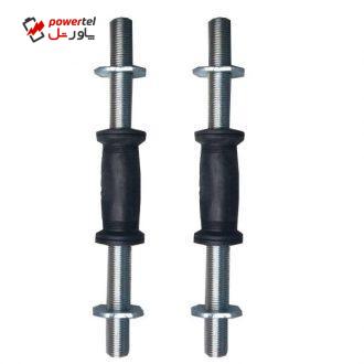 دسته دمبل خانگی مدل اسپرت مهره ای کد 350 دسته دمبل خانگی مدل اسپرت مهره ای کد 350