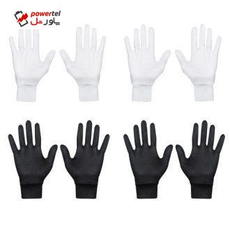 دستکش مدل 265408BK2W2 مجموعه 4 عددی دستکش مدل 265408BK2W2 مجموعه 4 عددی