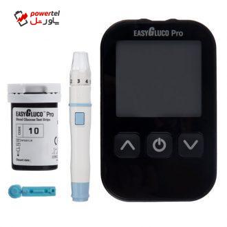 دستگاه تست قند خون مامانیا مدل EasyGluco Pro به همراه نوار تست قند خون بسته 50 عددی و سوزن بسته 25 عددی دستگاه تست قند خون مامانیا مدل EasyGluco Pro به همراه نوار تست قند خون بسته 50 عددی و سوزن بسته 25 عددی