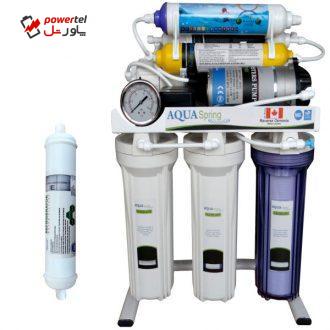 دستگاه تصفیه کننده آب آکوآ اسپرینگ مدل RO – S151 به همراه فیلتر یخچال ساید بای ساید دستگاه تصفیه کننده آب آکوآ اسپرینگ مدل RO – S151 به همراه فیلتر یخچال ساید بای ساید