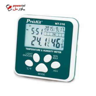 دما سنج و رطوبت سنج پروسکیت مدل NT-316