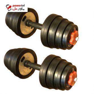 دمبل ده کیلوگرمی اسپرت بسته دو عددی دمبل ده کیلوگرمی اسپرت بسته دو عددی
