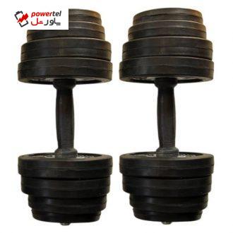 دمبل 10 کیلوگرمی مدل D2 بسته 2 عددی