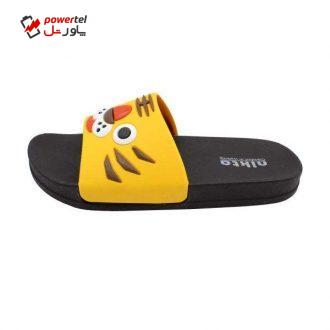 دمپایی پسرانه نیکتا مدل ببری کد L1-B10 رنگ زرد
