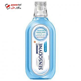 دهان شویه سنسوداین مدل Menthe Fraîche Protection حجم 500 میلی لیتر
