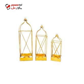 دکوری طرح فانوس کد 205 مجموعه 3 عددی