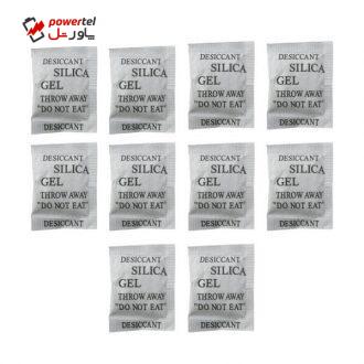 رطوبت گیر سیلیکا ژل مدل RH1 وزن 1 گرم بسته 10 عددی