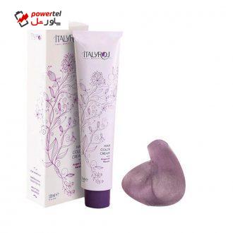 رنگ مو ایتالی رژ شماره Roj8 حجم 120 میلی لیتر رنگ یاسی