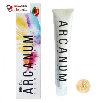 رنگ مو بیول مدل Arcanum شماره 12.81 حجم 120 میلی لیتر رنگ سوپر بلوند شکلاتی دودی
