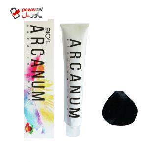 رنگ مو بیول مدل Arcanum شماره A1 1/1 حجم 120 میلی لیتر رنگ مشکی پر کلاغی رنگ مو بیول مدل Arcanum شماره A1 1/1 حجم 120 میلی لیتر رنگ مشکی پر کلاغی