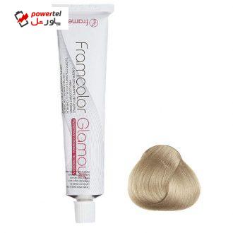 رنگ مو فرامسی مدل glamour شماره 12.31 حجم 100 میلی لیتر رنگ بژ خیلی روشن
