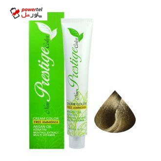 رنگ مو نیو پرستیژ کالر شماره 9.3 حجم 100 میلی لیتر رنگ بلوند زیتونی خیلی روشن
