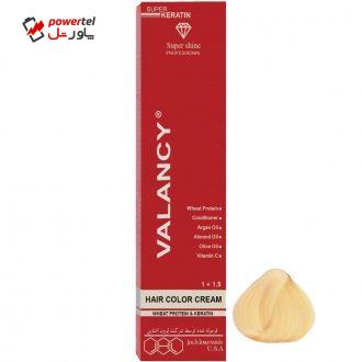 رنگ مو والانسی سری هایلایت شماره 12.9 حجم 100 میلی لیتر رنگ سوپر پلاتینه صدفی رنگ مو والانسی سری هایلایت شماره 12.9 حجم 100 میلی لیتر رنگ سوپر پلاتینه صدفی