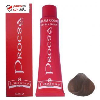 رنگ مو پروکسا سری Pearl شماره 7.2 حجم 60 میلی لیتر رنگ بلوند صدفی متوسط