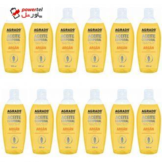 روغن آرگان آگرادو مدل Aceite Corporal حجم 300 میلی لیتر مجموعه 12 عددی روغن آرگان آگرادو مدل Aceite Corporal حجم 300 میلی لیتر مجموعه 12 عددی