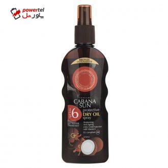 روغن برنز کننده کابانا سان مدل Dry Oil حجم 200 میلی لیتر