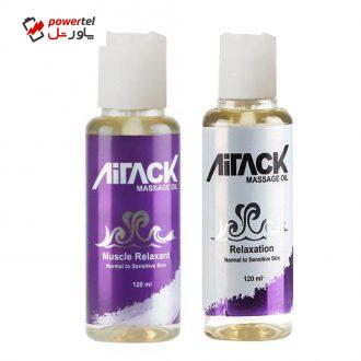 روغن ماساژ آیتک مدل Relax حجم 120 میلی لیتر مجموعه 2 عددی