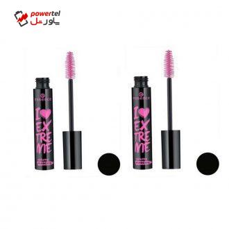 ریمل حجم دهنده اسنس مدل I Love Extreme Volume مجموعه 2 عددی