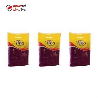 زیرانداز بهداشتی تینو کد 002 مجموعه 3 عددی