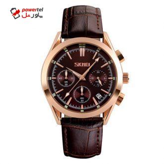 ساعت مچی عقربه ای مردانه اسکمی مدل S9127/Brown