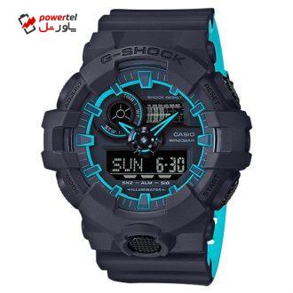 ساعت مچی عقربه ای مردانه کاسیو جی شاک مدل GA-700SE-1A2DR