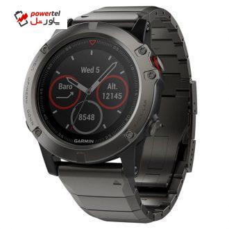 ساعت مچی هوشمند گارمین مدل FENIX5X 010-01733-03 ساعت مچی هوشمند گارمین مدل FENIX5X 010-01733-03