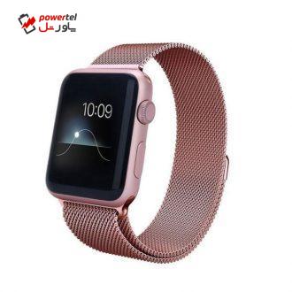 ساعت هوشمند اپل سری 1 مدل 38mm Steel Case with Milanese Loop ساعت هوشمند اپل سری 1 مدل 38mm Steel Case with Milanese Loop