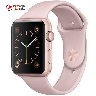 ساعت هوشمند اپل واچ سری 2 مدل 42mm Rose Gold Aluminum Case with Pink Sand Sport Band ساعت هوشمند اپل واچ سری 2 مدل 42mm Rose Gold Aluminum Case with Pink Sand Sport Band