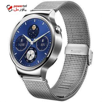 ساعت هوشمند هواوی واچ مدل Steel Case with Steel Mesh Strap