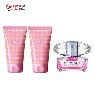 ست ادو تویلت زنانه ورساچه مدل Bright Crystal حجم 50 میلی لیتر ست ادو تویلت زنانه ورساچه مدل Bright Crystal حجم 50 میلی لیتر