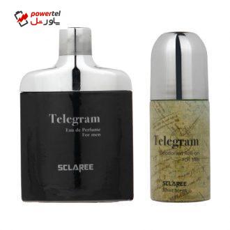 ست ادو پرفیوم مردانه اسکلاره مدل Telegram حجم 82 میلی لیتر