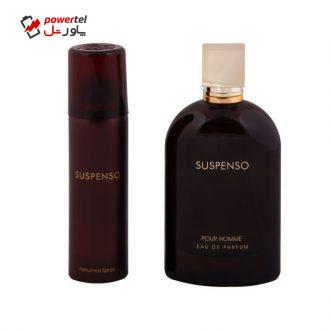 ست ادو پرفیوم مردانه فراگرنس ورد مدل Suspenso حجم 100 میلی لیتر ست ادو پرفیوم مردانه فراگرنس ورد مدل Suspenso حجم 100 میلی لیتر
