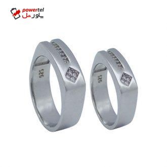 ست انگشتر نقره زنانه و مردانه کد TSVR0011