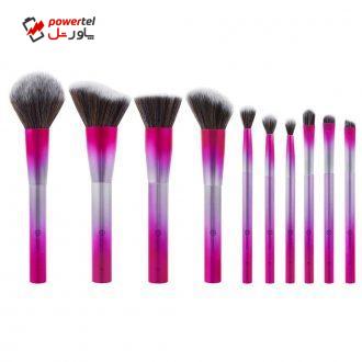 ست براش آرایشی بی اچ کازمتیکس مدل Royal مجموعه ۱۰ عددی