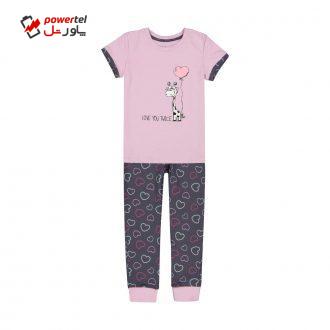 ست تی شرت و شلوار دخترانه ناربن مدل 1521283-84 ست تی شرت و شلوار دخترانه ناربن مدل 1521283-84