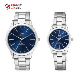 ست ساعت مچی عقربه ای زنانه و مردانه کیو اند کیو مدل c213j212y ست ساعت مچی عقربه ای زنانه و مردانه کیو اند کیو مدل c213j212y