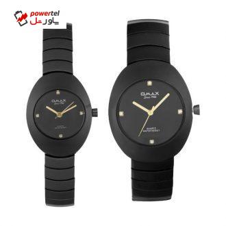 ست ساعت مچی عقربه ای زنانه و مردانه او ماکس HB0919-20
