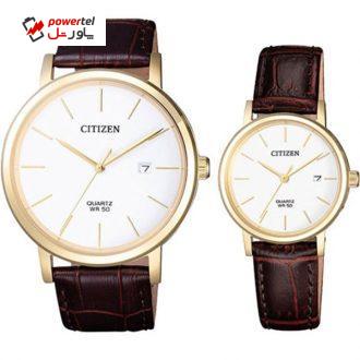 ست ساعت مچی عقربه ای زنانه و مردانه مدل BI5072-01A – EU6092-08A