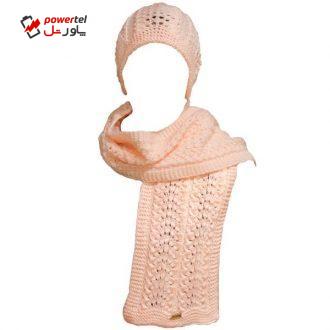 ست شال گردن و کلاه بافتنی ثمین مدل Waterfall ست شال گردن و کلاه بافتنی ثمین مدل Waterfall