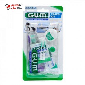 ست مسواک و خمیردندان جی یو ام مدل Travel Kit ست مسواک و خمیردندان جی یو ام مدل Travel Kit