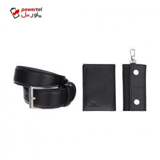 ست هدیه مردانه چرم مشهد مدل U0010-001 ست هدیه مردانه چرم مشهد مدل U0010-001