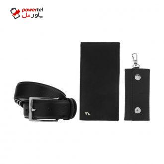 ست هدیه مردانه چرم مشهد مدل U0011-001 ست هدیه مردانه چرم مشهد مدل U0011-001