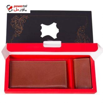 ست هدیه چرم طبیعی آدین چرم مدل DS13 ست هدیه چرم طبیعی آدین چرم مدل DS13