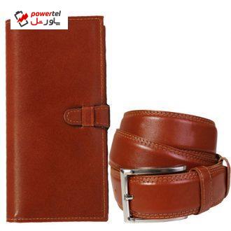 ست هدیه چرم طبیعی زانکو چرم مدل مدیران
